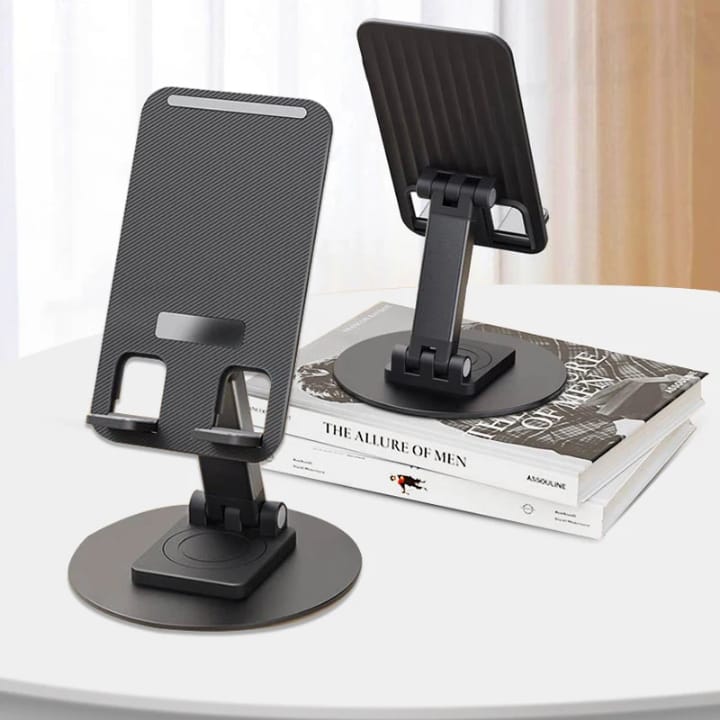 Support Téléphone Réglable Multi-Usage – Maison, Bureau, Cuisine & Voyage