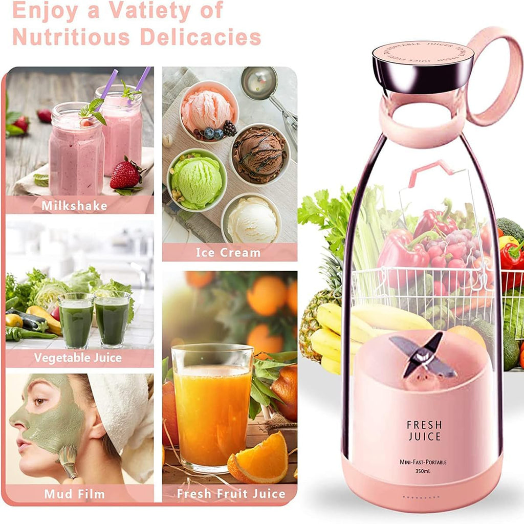 Mixeur Portable Rechargeable USB – Smoothies Frais Partout