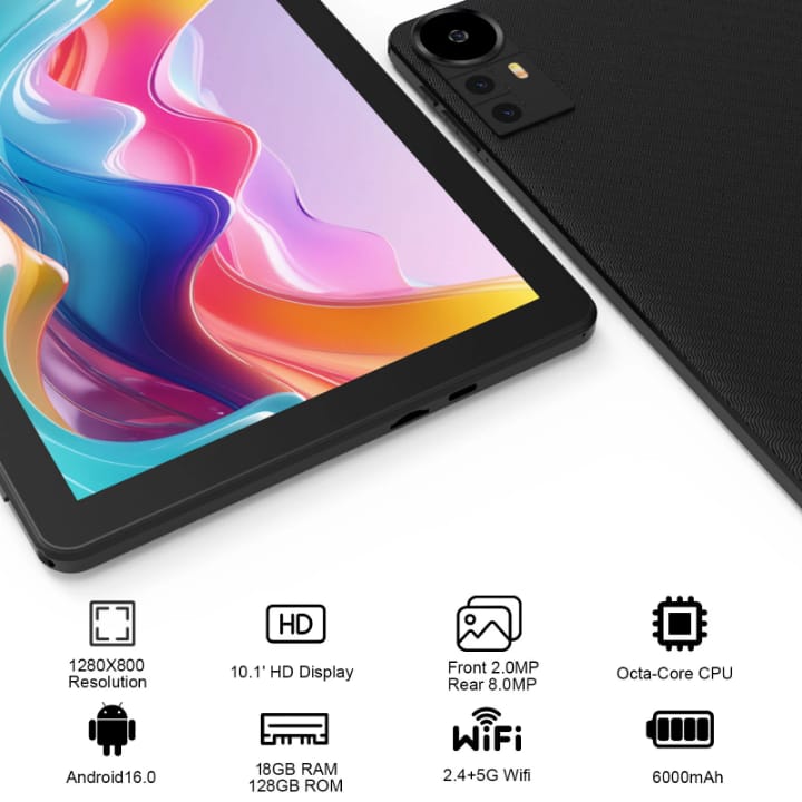 Tablette Android – Écran Large, Rapide & Polyvalente