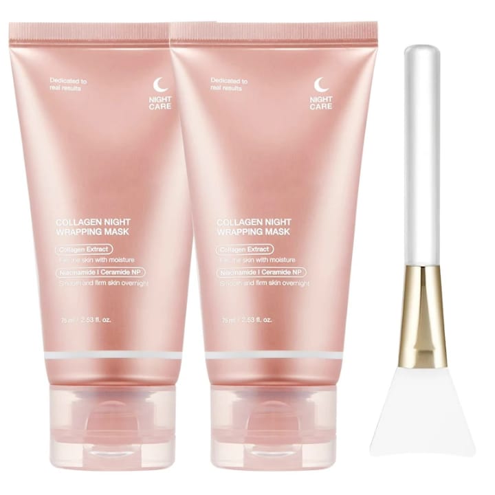 Masque de nuit au collagène – Hydratation et soin du visage