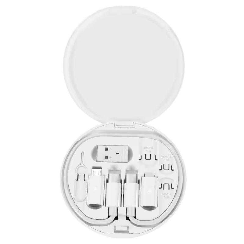 Kit Chargeur USB-C 6-en-1 – Câbles & Adaptateurs de Voyage