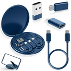 Kit Chargeur USB-C 6-en-1 – Câbles & Adaptateurs de Voyage